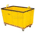 Global Industrial 24 Bushel Yellow Vinyl Basket Bulk Truck, 53-1/4L x 36-1/4W x 30-1/2H 241986YL